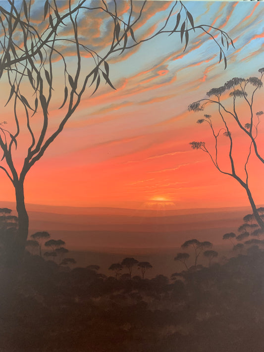 ORIGINAL PAINTING . "Lerderderg" . 2025