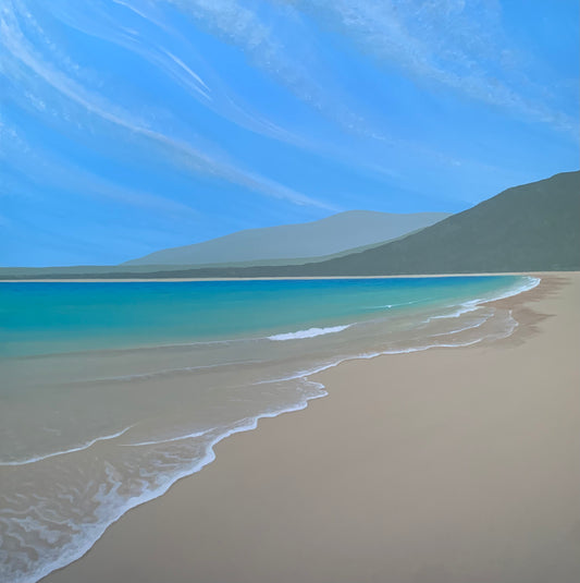 ORIGINAL PAINTING . "Turquoise Coast" . 2025
