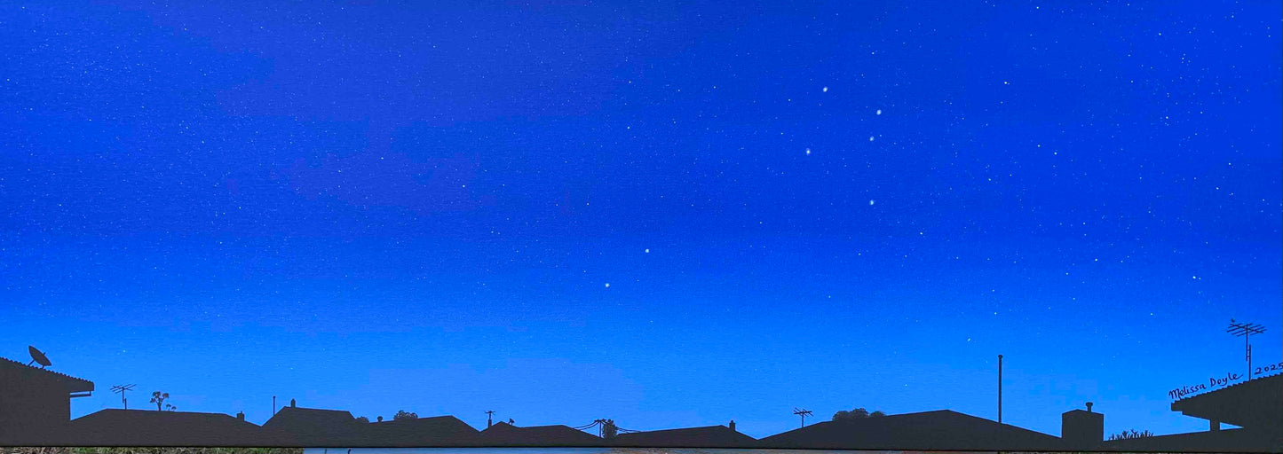 "The Southern Cross in my backyard" - Original Painting