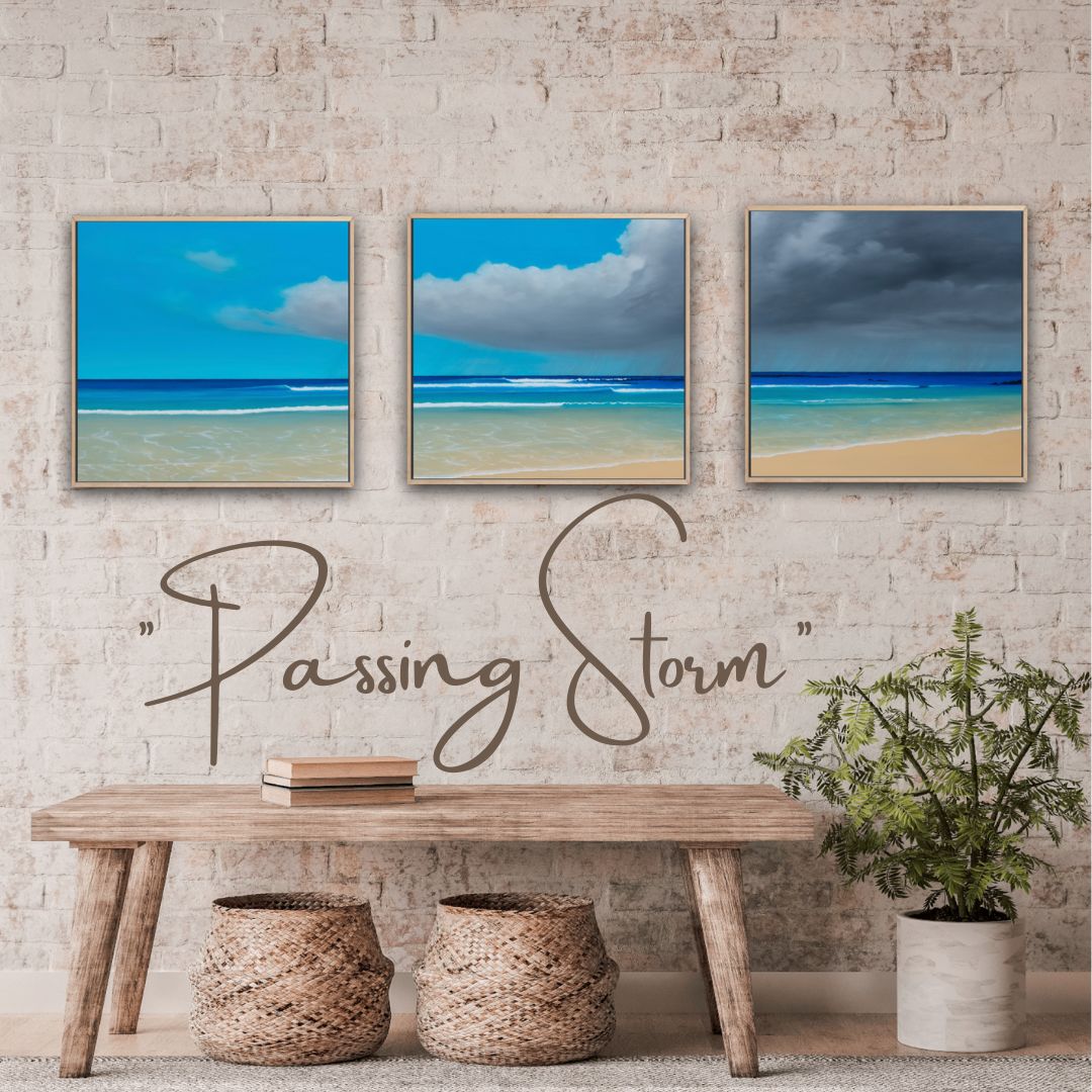 "Passing Storm" (Triptych) - ART PRINTS